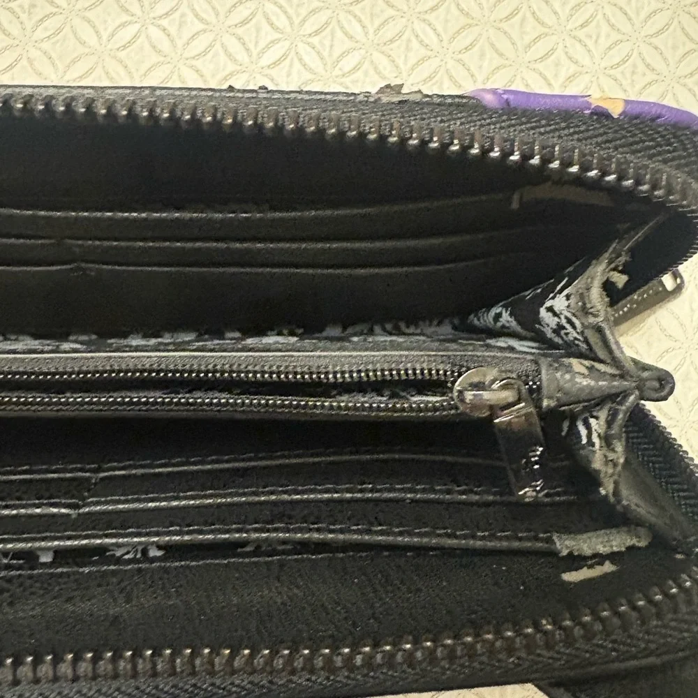 Sleeping Beauty‎ Maleficent Face Zip-Around Wallet: Loungefly Disney